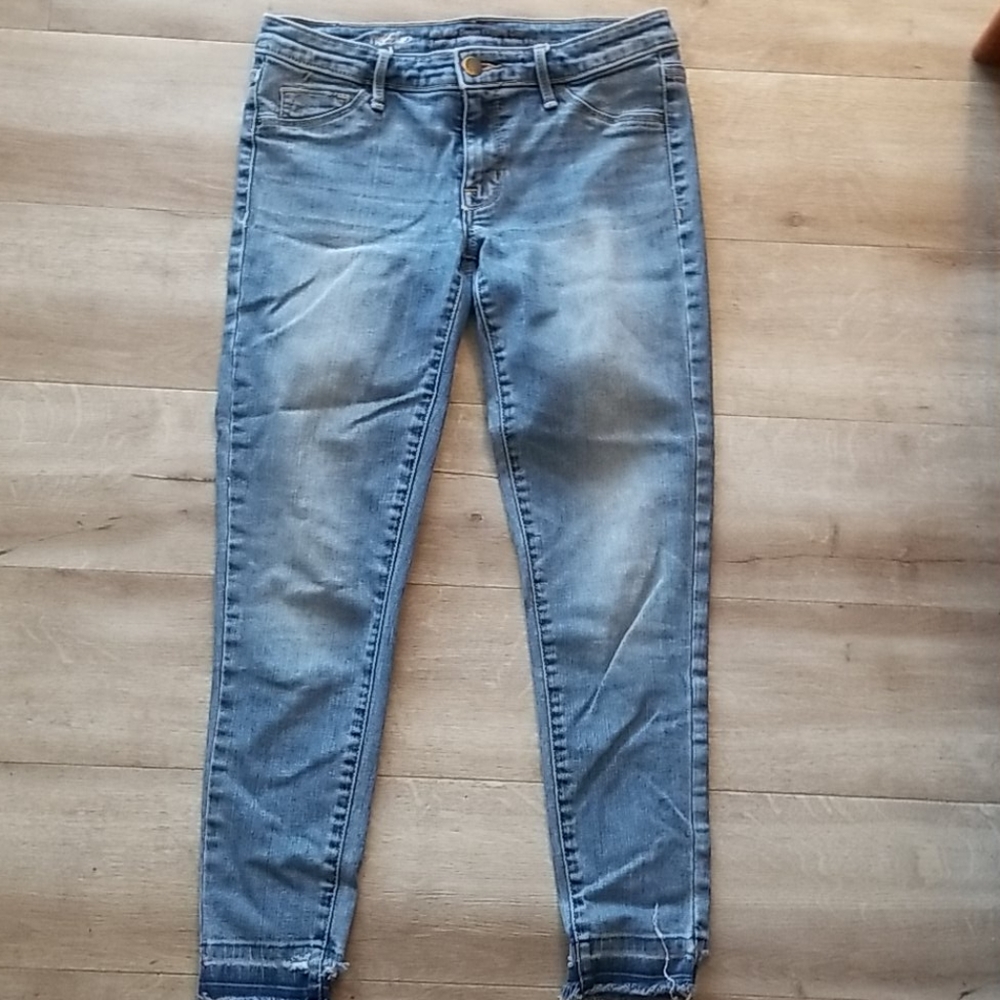 Mossimo cropped denim legging sz 4